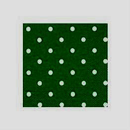 Tek Kullanımlık Puantiyeli Peçete-20 Adet Yeşil