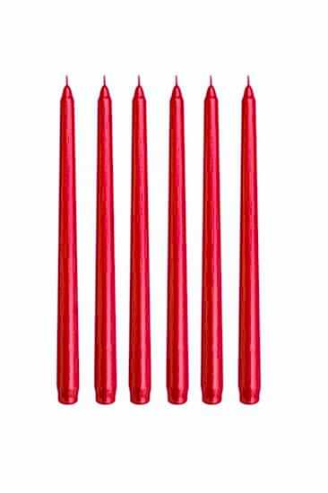 Kırmızı Şamdan Mumu A kalite 5 adet