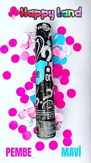 Cinsiyet Belirleme Partisi Pembe Konfeti Kız bebek