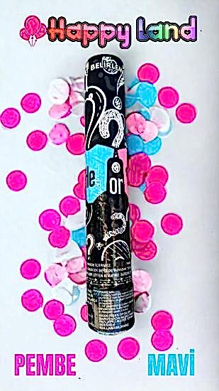 Cinsiyet Belirleme Partisi Erkek Bebek Mavi Konfeti