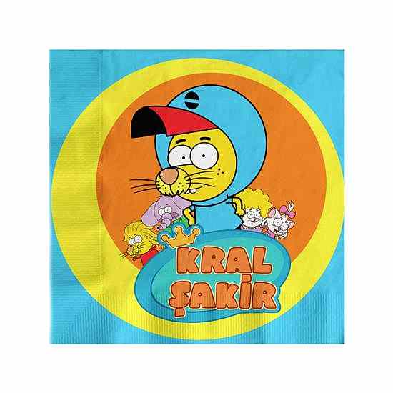 Happyland Kral Şakir Action Kağıt Peçete 33x33 cm 16’lı