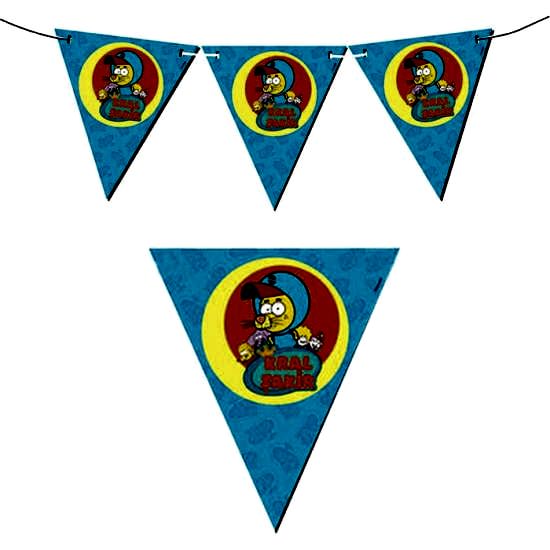 Kral Şakir Temalı Flama Bayrak Seti