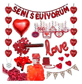 Happyland Sevgiliye Özel Romantik Süsler Paketi