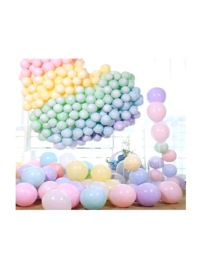 HappyLand Unicorn Set Makaron Balon 10’lu 