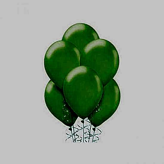 Makaron Pastel Soft Balon Yeşil Renkli 30 Adet