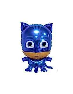 Happyland 1 Adet Pijamaskeliler Kedi Çocuk Folyo Balon Pija Masks Uçan Balon