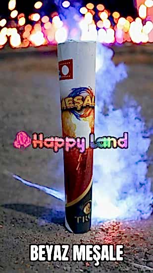 Happyland 10 Adet Beyaz Meşale