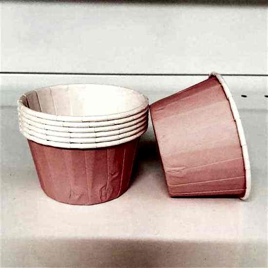 Pembe Cupcake Kek Kapsülü - 50 Adet