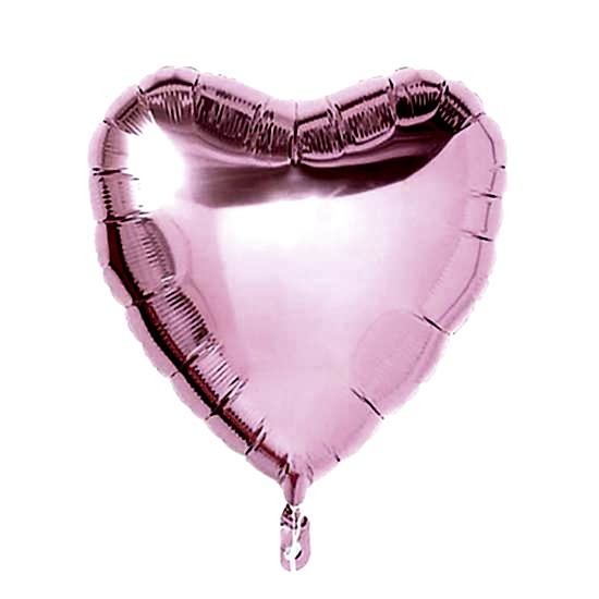 Pembe Kalp Folyo Balon - 40 cm
