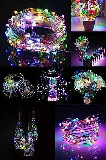 Happyland Yılbaşı Peri Led Işık 5 Metre (Rgb) Renkli Işık