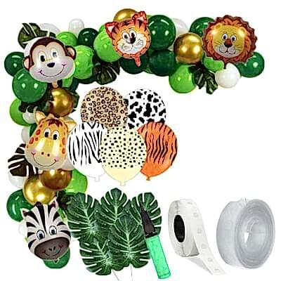 SAFARİ PARTİSİ Zİncir Balon Yapım Seti