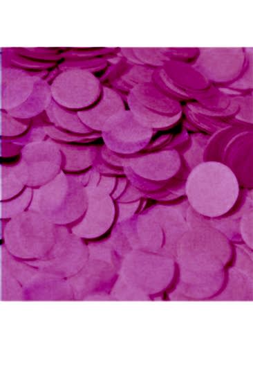 Şeffaf Balon İçi Koyu Pembe Pul Konfeti