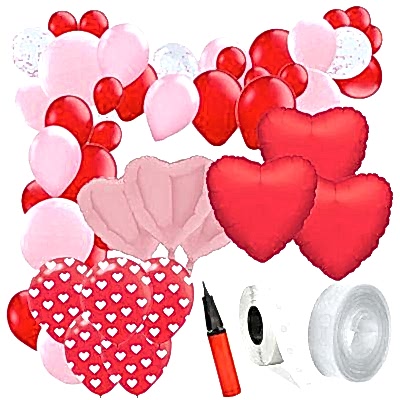 SEVGİLİLER GÜNÜ Zİncir Balon Yapım Seti