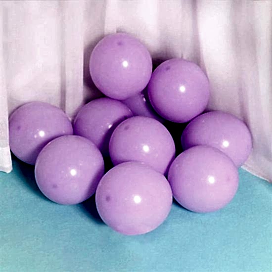 Soft Renk Lila Makaron Balon - 10 Adet