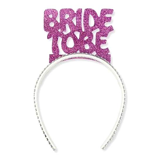 Bride To Be Simli Taşlı Mor Renkli Taç 1 Adet