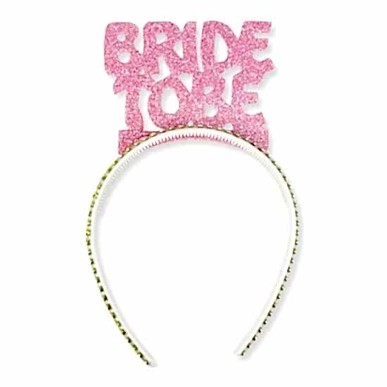 Bride To Be Simli Taşlı Kırmızı Renkli Taç 1 Adet