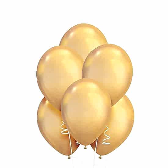 Krom Gold Metalik Balon  7 Adet