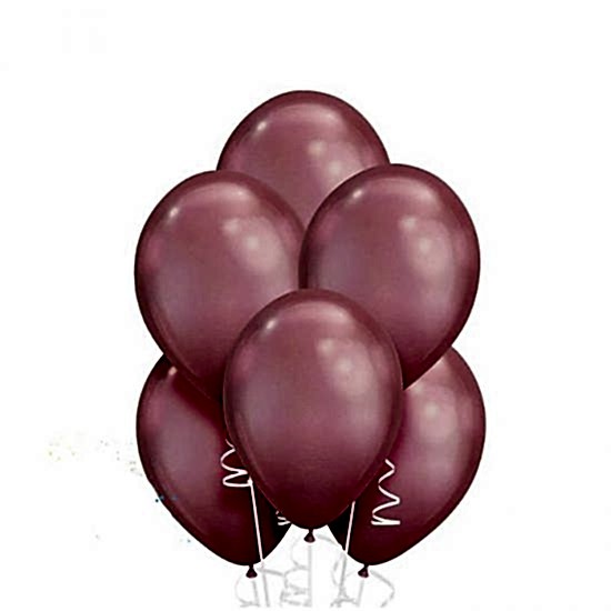 Pembe Krom Metalik Balon 7 Adet
