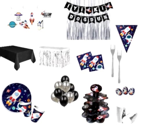Happyland Uzay Temalı Parti Seti-11