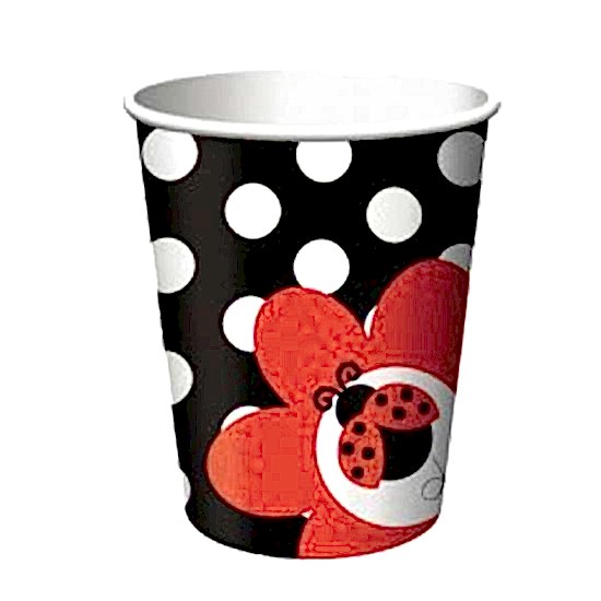 Uğur Böceği Doğum Günü Temalı Bardak 8 Adet