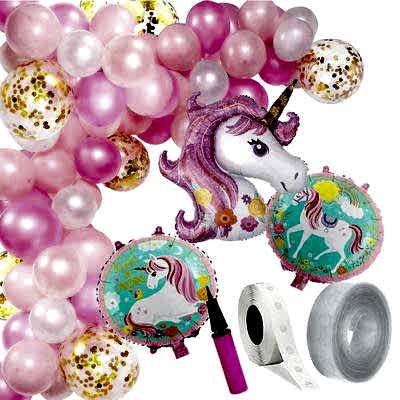 UNİCORN PARTİSİ Zİncir Balon Yapım Seti