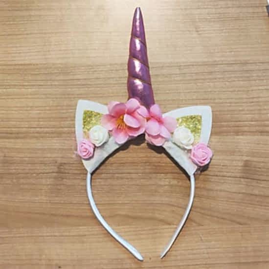 Unicorn Pembe Unicorn Taç