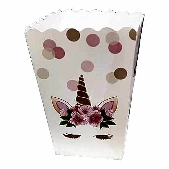 Unicorn Premium Mısır Popcorn Kutusu - 10 Adet