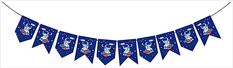 FLAMA ASTRONOT UZAY KIRLANGIÇ BAYRAK