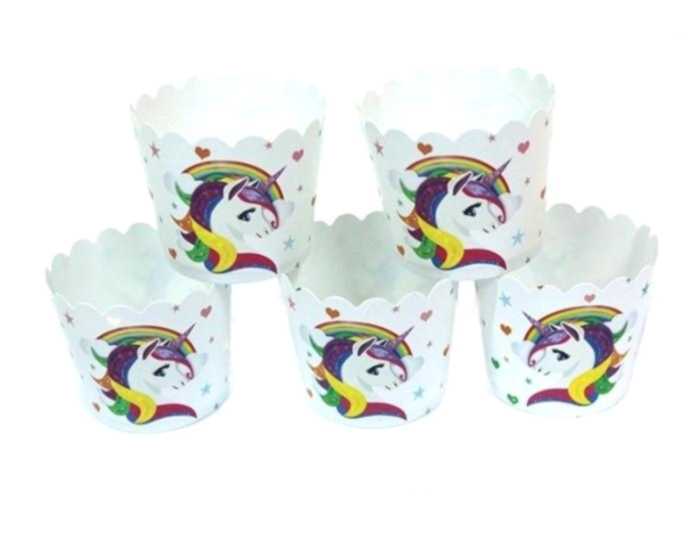 25 Li Unicorn Cupcake Kapsülü