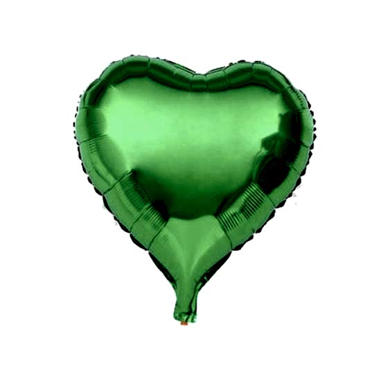 Yeşil Kalp Folyo Balon
