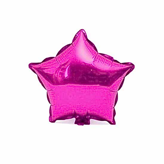 Yıldız Fuşya Folyo Balon - 40 cm