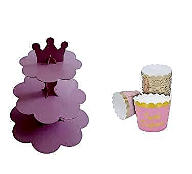 Happyland Pembe Kek Standı +Pembe&nbsp;İyiki Doğdun&nbsp;Kek Kapsülü 2’li Set