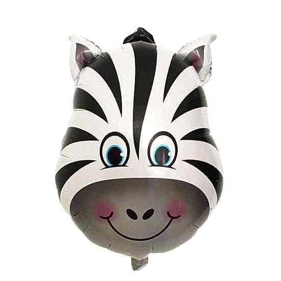 Zebra Figürlü Folyo Balon - 60 cm