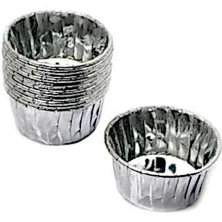 Cupcake Kalıbı Minik Boy 38*30 Sufle-Muffin Altın/Gümüş (24 Adet)