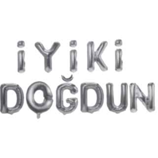 İyiki Doğdun Folyo Balon Altın / Gümüş