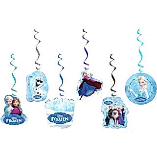 6Lı Elsa(Frozen) Partisi Konsept Yazılı Parti Asma Süsleri