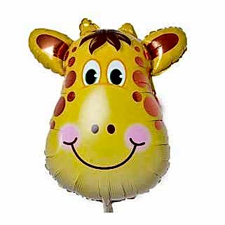 Zürafa Folyo Balon Safari Temalı Doğum Günü Balonu