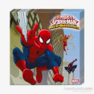 Spiderman Savaşçı Kağıt Peçete 33X33cm 20 Adet