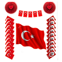 Bayrak Temalı Süsler