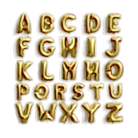 Helyum Uyumlu Harf ve Rakam Balonlar