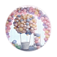 Makaron Pastel Balonlar